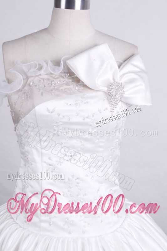 Bodice Tiers Sweet 16 Dresses Decorated by Beading Bowknot